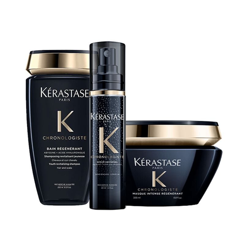 Kérastase Chronologiste Anti Aging Scalp and Hair Revitalizing Hair Care Set