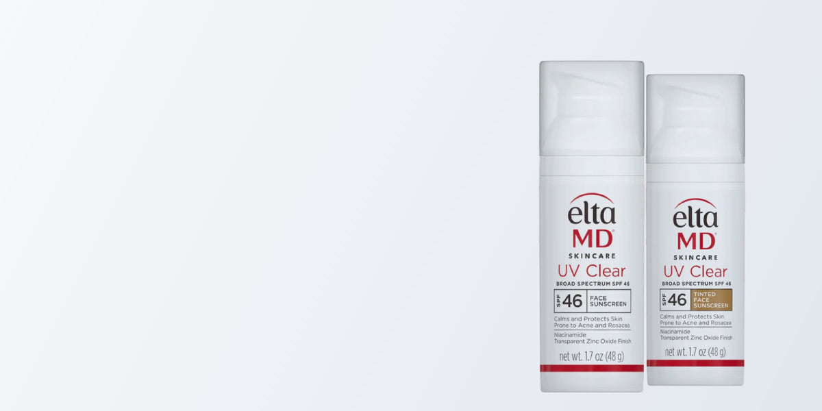 EltaMD UV Clear SPF 46 face sunscreen, original and tinted