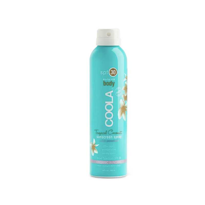 Coola sunscreen Body SPF 30 Tropical Coconut Organic Sunscreen Spray